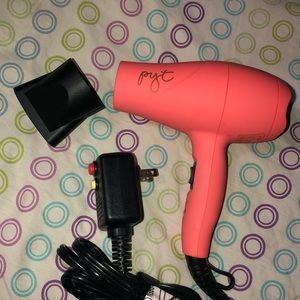 PYT Mini Travel Sized Peach Hair Dryer